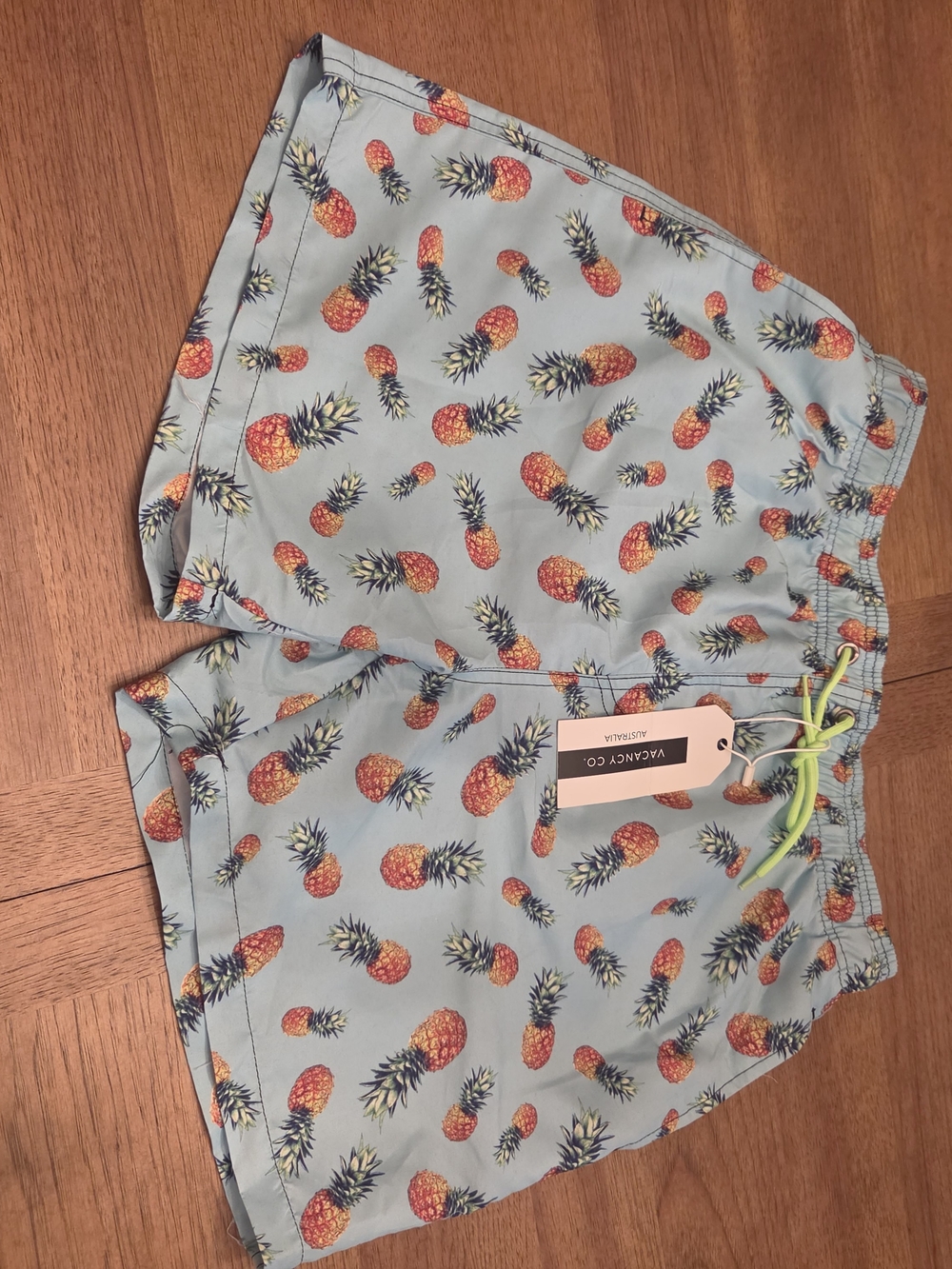 NWT Vacancy Co. Men's Pineapple Swim Trunks